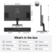 KOORUI 27 FHD 1080P Gaming Monitor, 144Hz Computer Monitor, New, E2711K