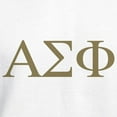 thumbnail image 3 of CafePress - Alpha Sigma Phi Greek Letters Gold Sweatshirt - Pullover Hoodie, Hooded Sweatshirt, 3 of 4