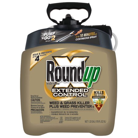 Roundup Ready-To-Use Extended Control Weed & Grass Killer Plus Weed Preventer II with Pump ''N