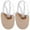 As Shown, variant on NUTEDOM Low Cut Socks 1pc Ballet Half Toe Sole Canvas Shoes for Dancers - Size S