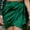 Green, variant on Fesfesfes Women Skirt Summer Irregular Zipper Skirt Pleated High Waist Skirt or