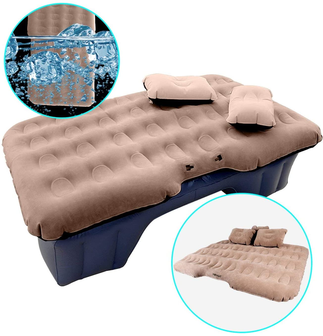 Inflatable Portable Pillow for Travel Or Camping Blow Up Air Pillow 3 Colours