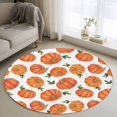 4ft Round Rug Thanksgiving Area Rugs for Living Room Bedroom Washable ...