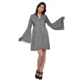thumbnail image 1 of Moomaya Robe à Manches Longues Évasées pour Femmes, Décontractée, Imprimée, d'Été, Plissée, Kurta, 1 of 6