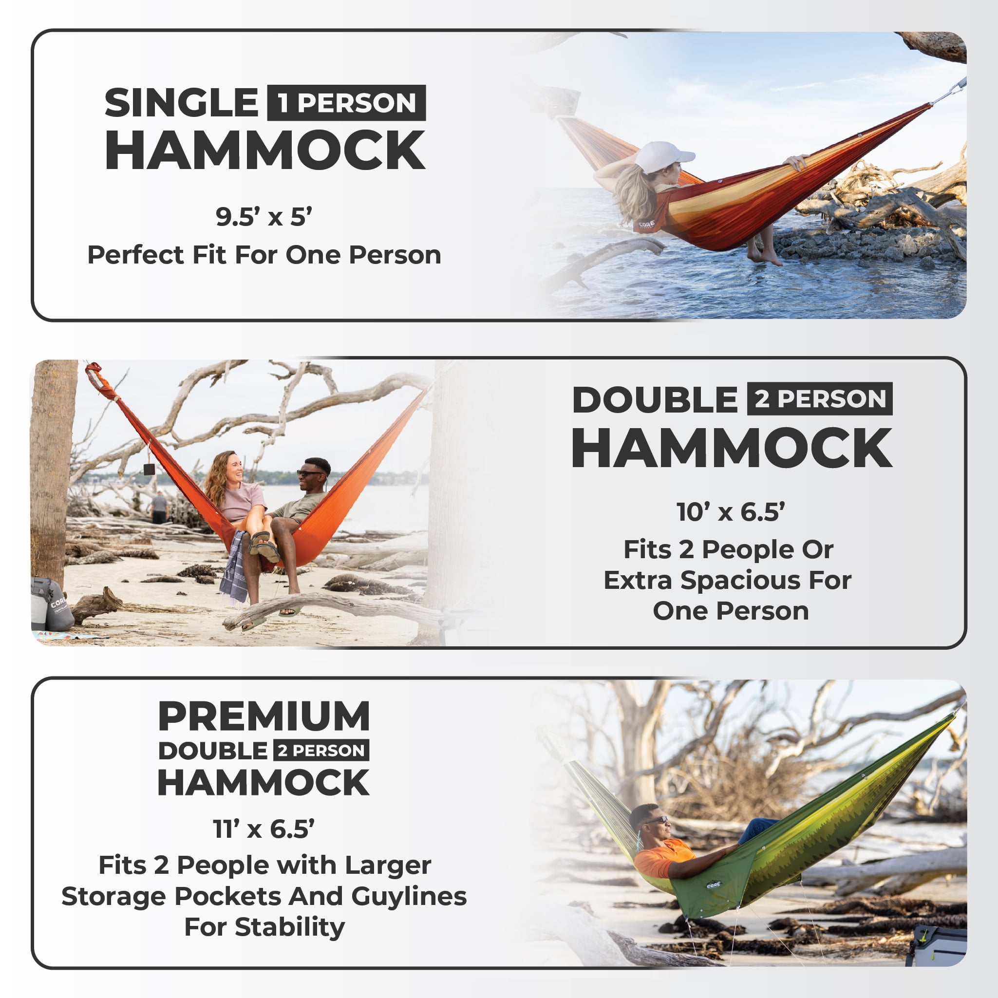 CORE Single Hammock - Dunescape