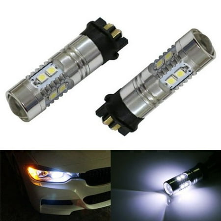 iJDMTOY (2) Xenon White Error Free PW24W LED Replacement Bulbs For BMW F30 3-Series 320i 328i 335i Volkswagen MK7 Golf GTi For Daytime Running