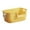 Yellow, variant on perfeclan Cat Litter Toilet Easy to Clean Portable Anti Splashing Low Entry Cat Toilet Sand Box for Small and Large Cats gray