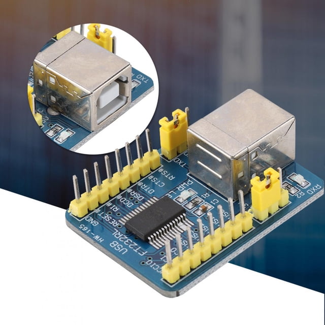 Módulo Módulo USB, Accesorios De Computadora Periféricos HW 165 FT232 Tipo B USB Hembra A Puerto Serie Módulo USB A TTL Módulo De Nivel CMOS