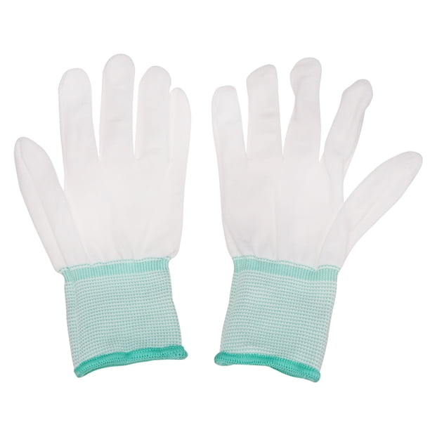 12 pares de guantes antiestáticos resistentes a cortes, guantes de trabajo de seguridad resistentes al desgaste para cortar, rebanar, tallar madera y jardinería.