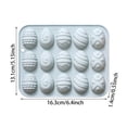 thumbnail image 3 of Creatine Easter Egg Silicone Easter Egg Silicone For Making Chocolate Easter Eggs Suitable For Baking Cake Sticks Small Pastries And Cake Decorations., 3 of 6