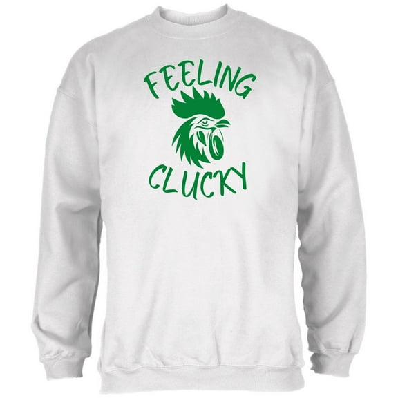 St Patricks Day Feeling Clucky Mens Sweatshirt