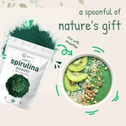 Micro Ingredients Organic Spirulina Powder, 1lb (16oz) | Green Superfood Powder, Rich in Vegan Protein, Vitamins & Minerals