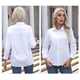 thumbnail image 2 of Blusa de mujer Camisas de cuello en V Blusas elegantes de trabajo de manga larga, 2 of 5