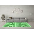 thumbnail image 3 of Ahgly Company Indoor Round Abstract Emerald Green Modern Area Rugs, 6' Round, 3 of 4