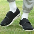 Men's Wide Width Shoes with Adjustable Closure Lightweight for Diabetic