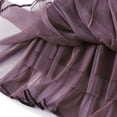 thumbnail image 3 of SWSMCLT Women's Pleated Tulle Skirt Calf Length Tulle Fall Spring Flowy Skirt A Line Summer Layered Elegant Purple Small-Large, 3 of 4