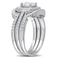 thumbnail image 3 of Everly Women's Cubic Zirconia Sterling Silver Bridal Set, 3 of 7