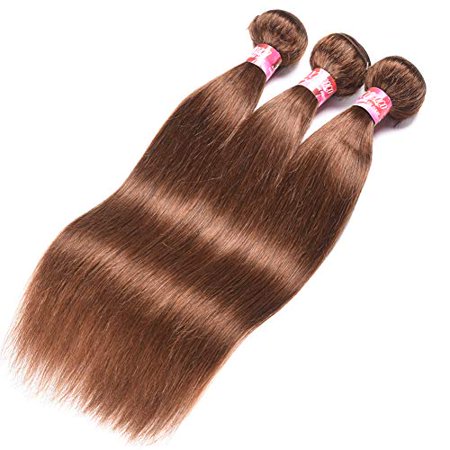 Xccoco Hair 4 Hair Weave Medium Brown Hair Bundles Deal Brazilian