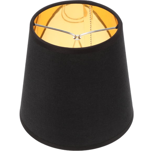 COMPUKAS Vintage Style Black Table Lampshade with Soft Light for Home