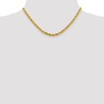 thumbnail image 2 of 14K Yellow Gold chain Rope 16 in 4.25 mm 4.25mm Semi-Solid, 2 of 5