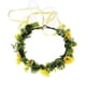 thumbnail image 2 of corona corona,accesorios para el cabello de corona de flores florales,diadema novia tocado headwear fiesta guirnalda,Tocado de guirnalda de corona de flor de hoja hecho a mano,Guirnalda de pelo, 2 of 8