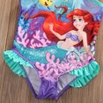 thumbnail image 4 of goowrom Maillot de Bain Sans Manches d'Été pour Bébé Filles Imprimé Halter, 4 of 8