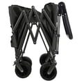 thumbnail image 6 of JXXRZ Folding Wagon with Seat & Canopy, 500lbs Heavy Duty All-Terrain Beach Cart, Gray, 6 of 9
