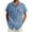 Blue, variant on Bcfgryg Men Fashion Casual Top Shirt Comfortable Solid Color Button Shirt Top Short Sleeve Tops Men's Slim Fit Dress Shirts