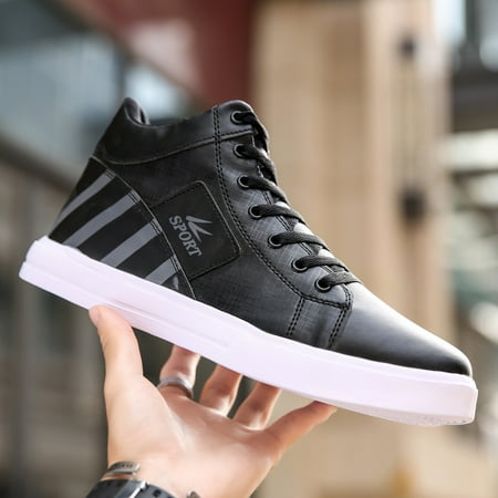 

Men‘s Sneakers Trendy High Top Lightweight Lace Up Casual Shoes Men‘s Footwear