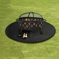 thumbnail image 4 of SHISUYAN Tapis de Foyer Extérieur Coussin de Barbecue Réutilisable Rond Ignifuge, 4 of 9