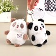 thumbnail image 3 of LLavero de peluche de oso Panda para niños, colgante de dibujos animados de 12CM, suave, mochila, bolsa de coche, llavero de decoración, regalo para niños, 3 of 5