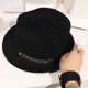 thumbnail image 2 of Jumpingount Amplia aplicación Sombreros Trilby Última colección de accesorios Sombrero de fieltro Trilby vintage Gorra de fieltro Sombreros gris, 2 of 6