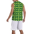 thumbnail image 2 of Pofeuu Tennis Balls Print Basketball Jersey, Shirts for Men Youth Basketball Jersey Crew Neck-Medium, 2 of 6