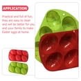 thumbnail image 4 of 2 moldes de silicona con forma de huevo para galletas de Pascua, dulces y hacer huevos., 4 of 6