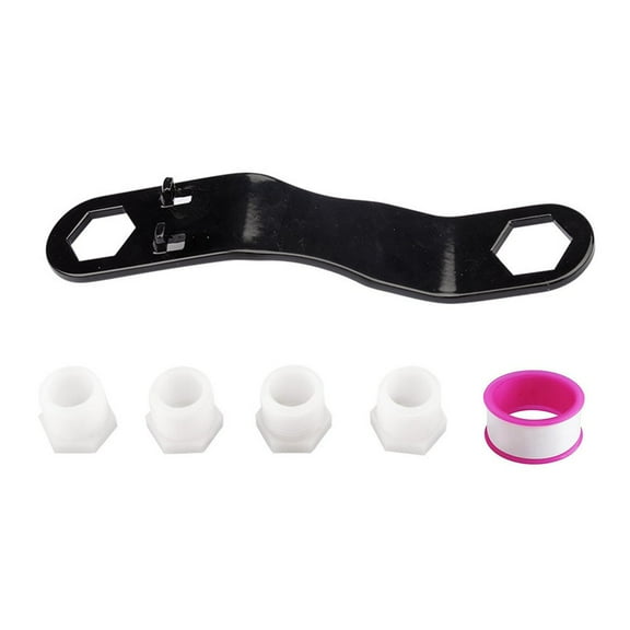 RV Water Heater Wrench with RV Water Heater Drain valve Kit and Roll PTFE Tape