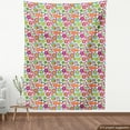 thumbnail image 3 of Ambesonne Easter Fabric by the Yard Upholstery, Colorful Camomiles, 1 Yard, Multicolor, 3 of 4