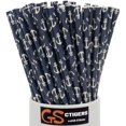 thumbnail image 1 of CTIGERS Cute Anchor Patterns Paper Straws Navy Blue Biodegradable Drinking Straws Box of 100, 1 of 8