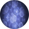 thumbnail image 1 of Ahgly Company Indoor Round Patterned Light Slate Blue Area Rugs, 4' Round, 1 of 6
