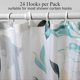 thumbnail image 5 of 24 Pcs Shower Curtain Ring, C-Shaped Shower Curtain Hook, Plastic Shower Curtain Rings, Shower Curtain Ring for Bathroom, for Bathroom, Bedroom, Dress, 5 of 5