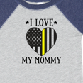 thumbnail image 4 of Inktastic Dispatcher Mommy Gold Line Emergency Boys or Girls Baby Bodysuit, 4 of 5