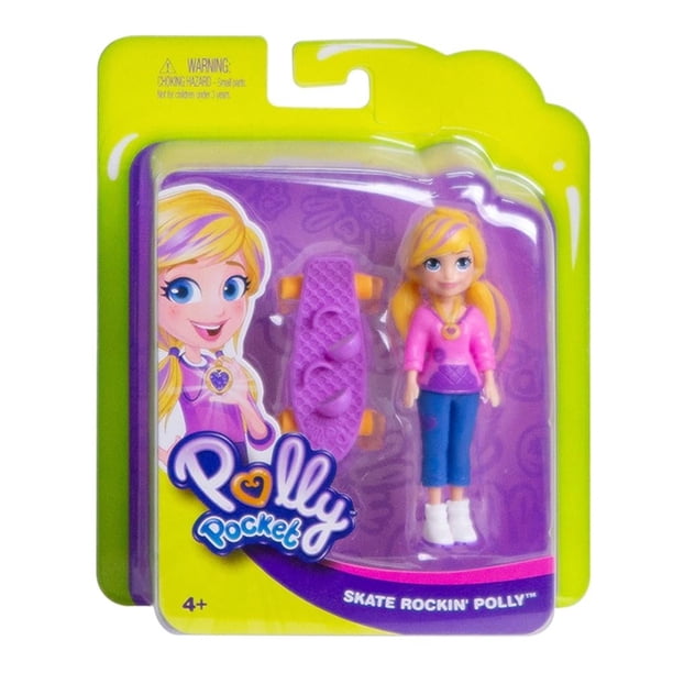 Muñeca Polly Pocket con Patineta