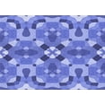 thumbnail image 1 of Ahgly Company Machine Washable Indoor Rectangle Transitional Denim Blue Area Rugs, 3' x 5', 1 of 7