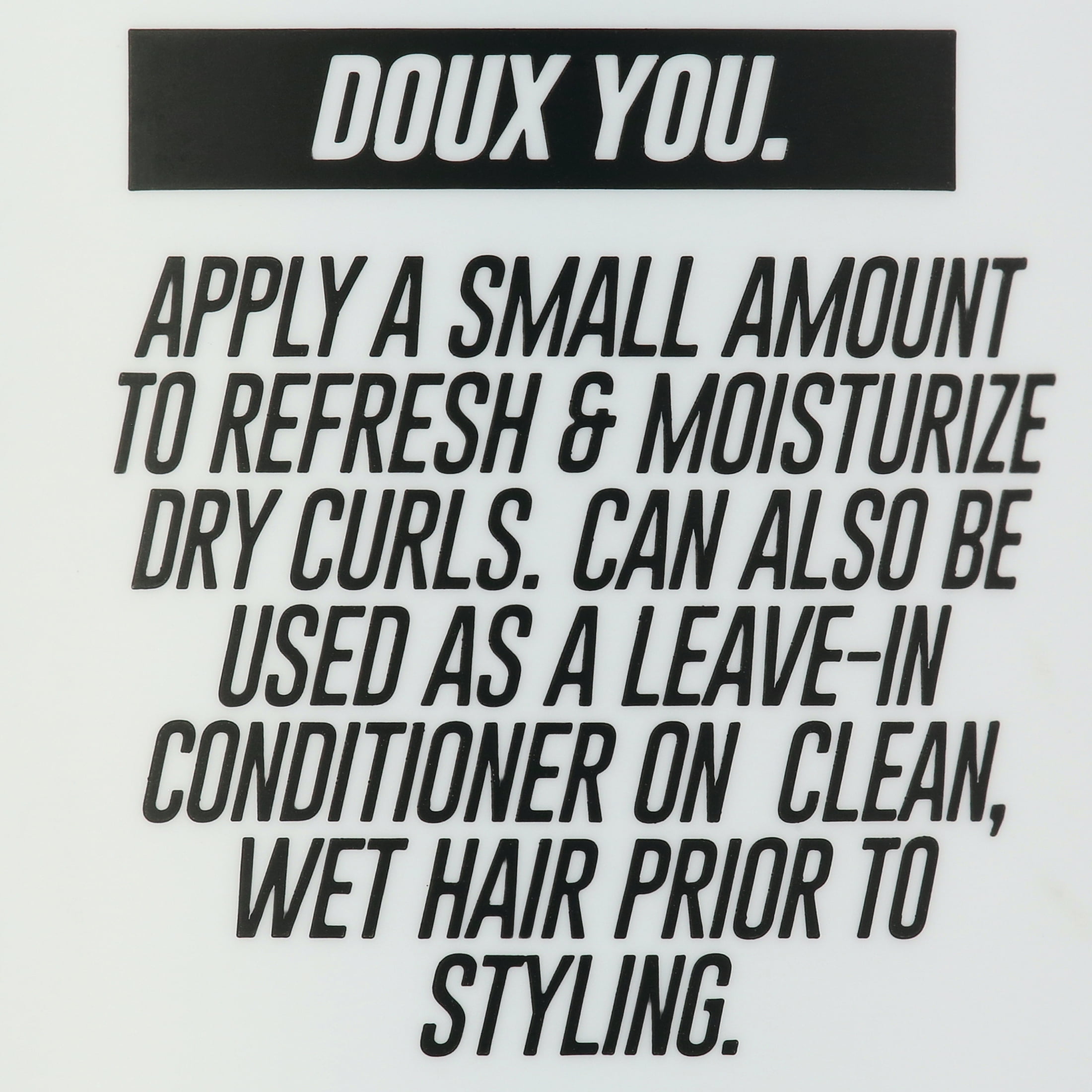 (2 pack) The Doux Fresh to Def Leave in Moisturizing Conditioner 8 oz. All Ages, All Hair Types, Spray Bottle