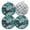 Black2755, variant on 4 PCS Pot Holders for Kitchen,Potholders Sets with Hook for Oven,Cooking,Baking,Beautiful Rooster In The Style Of Stained Glass Mosaic