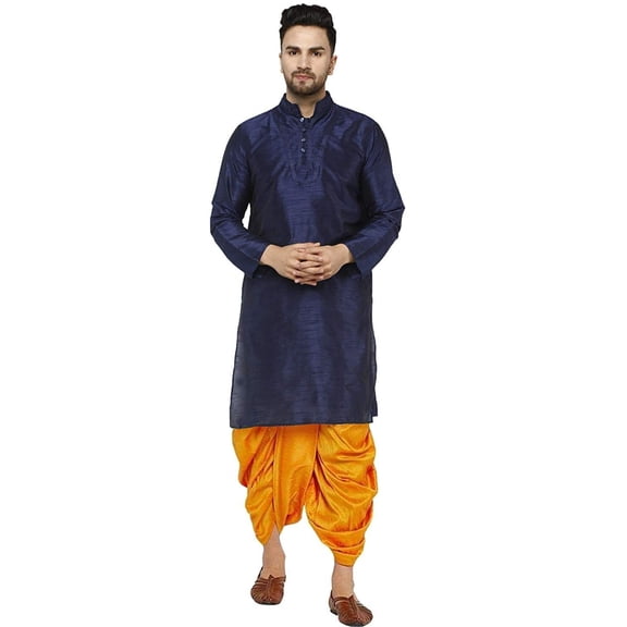 Ethnic party dresses in Indian silk blend handmade in Bollywood style