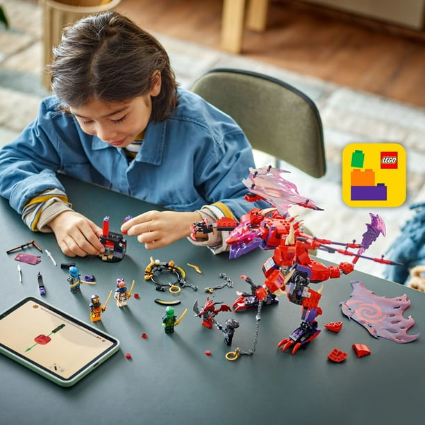 イナワシロン、フドウタキング(セット販売) LEGO NINJAGO Thunderfang Dragon of Chaos Building Toy for Kids