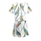 thumbnail image 2 of Mini Vestido de Verano Color Sólido Cuello en V Manga Corta Vestido de Becerro Medio, Vestido Corto de Verano, 2 of 5