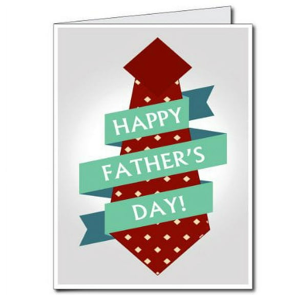 2'x3' Giant Father's Day Card with Envelope Tie and Ribbon