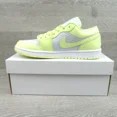 thumbnail image 3 of Ni - ke Air Jordan 1 Low Women's Size 10 Platinum White Citron Lemonade NEW DC0774-007, 3 of 5