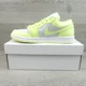 thumbnail image 3 of Ni - ke Air Jordan 1 Low Women's Size 10 Platinum White Citron Lemonade NEW DC0774-007, 3 of 5